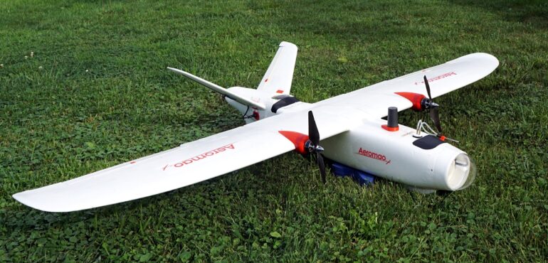 Aeromapper Talon UAV slider image showcasing long-range fixed-wing platform